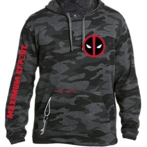 HD Designs Deadpool Tailgate Hoodie (Black Camo)
